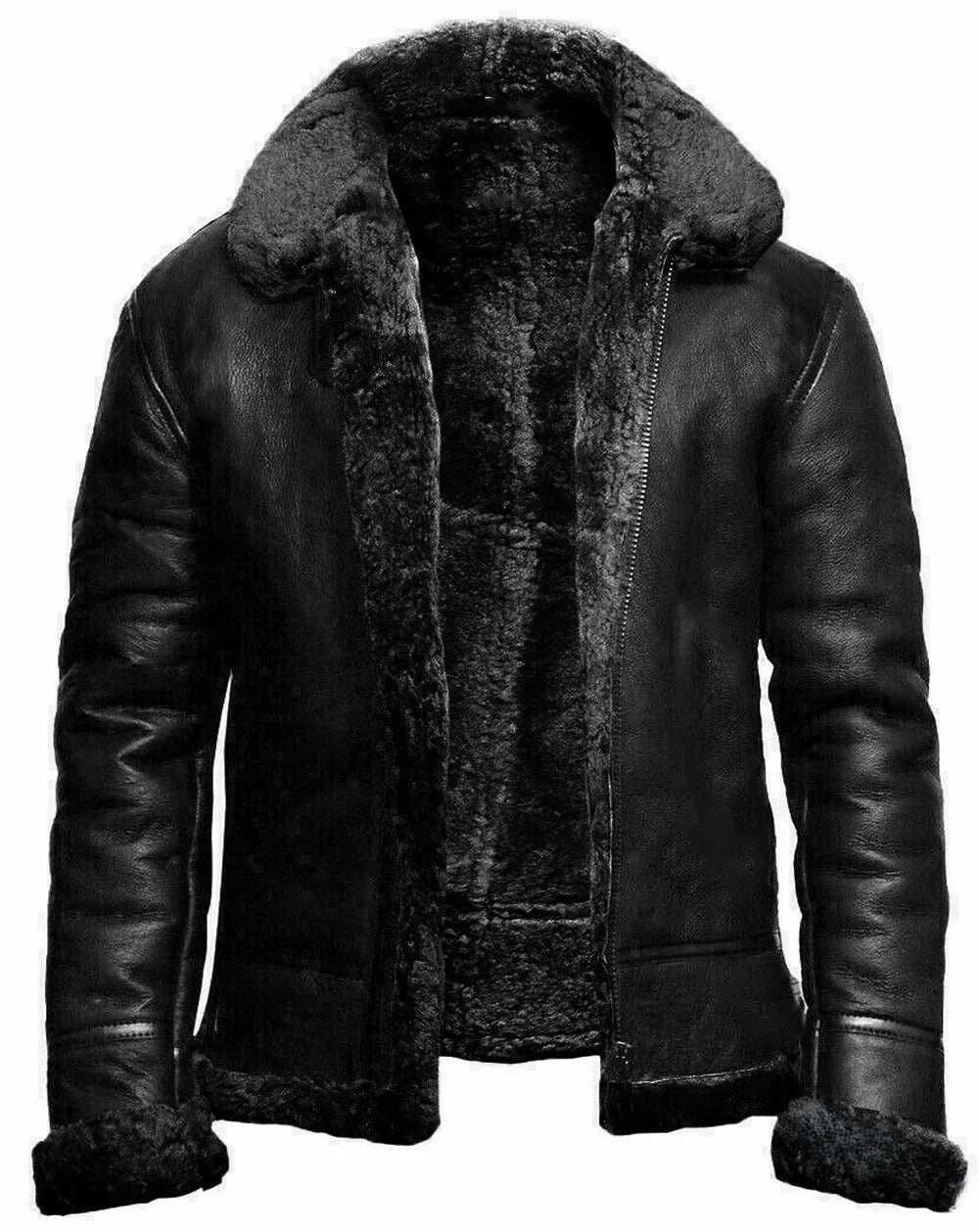 Bouke - Herren Lederjacke