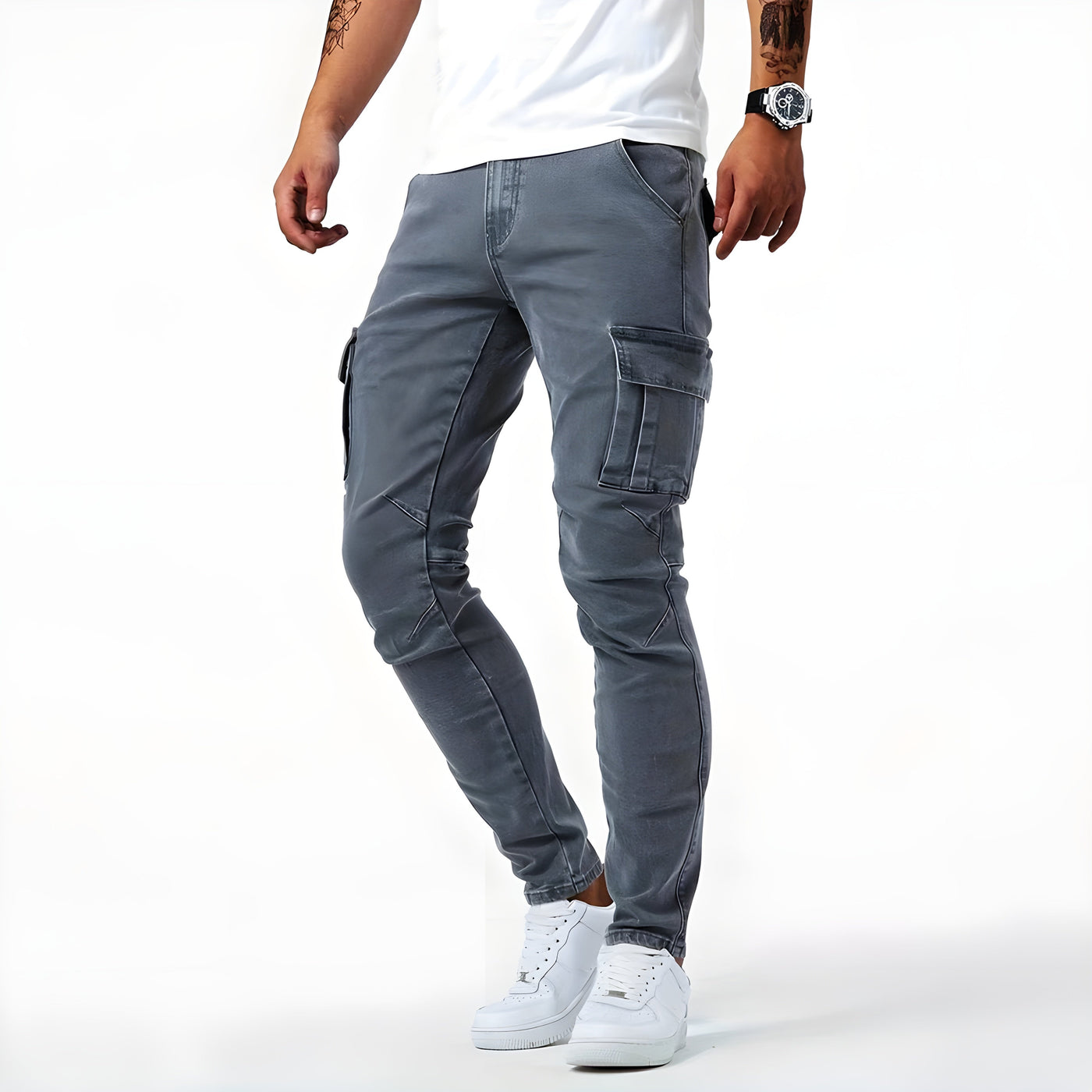 Jack™ - Cargohosen aus elastischem Denim