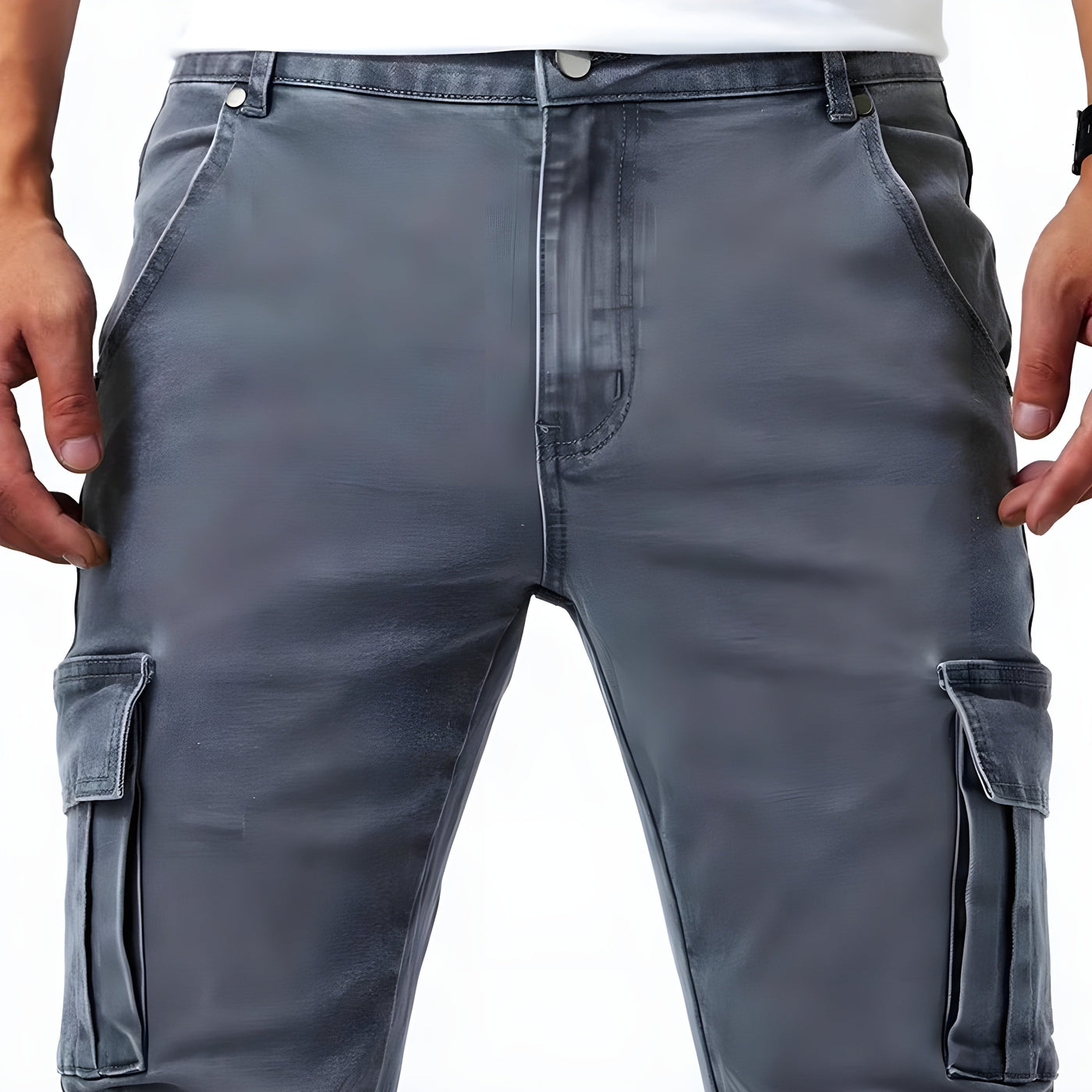 Jack™ - Cargohosen aus elastischem Denim