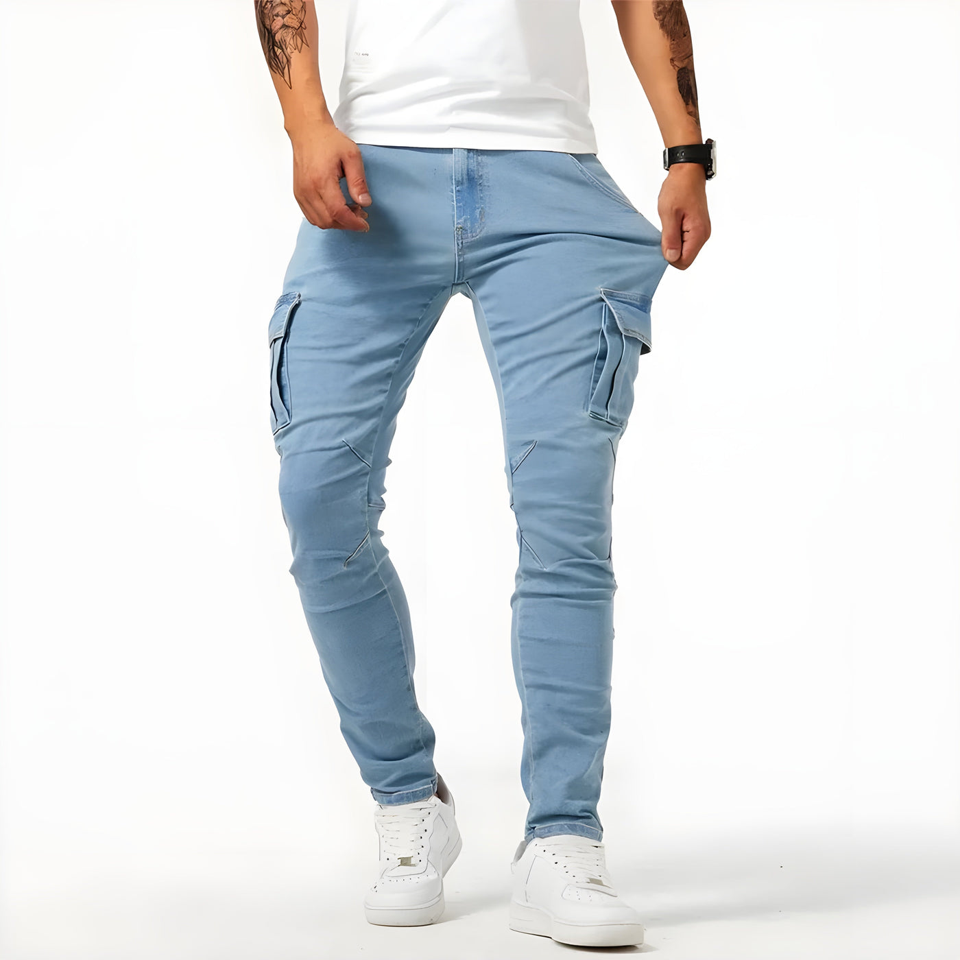 Jack™ - Cargohosen aus elastischem Denim