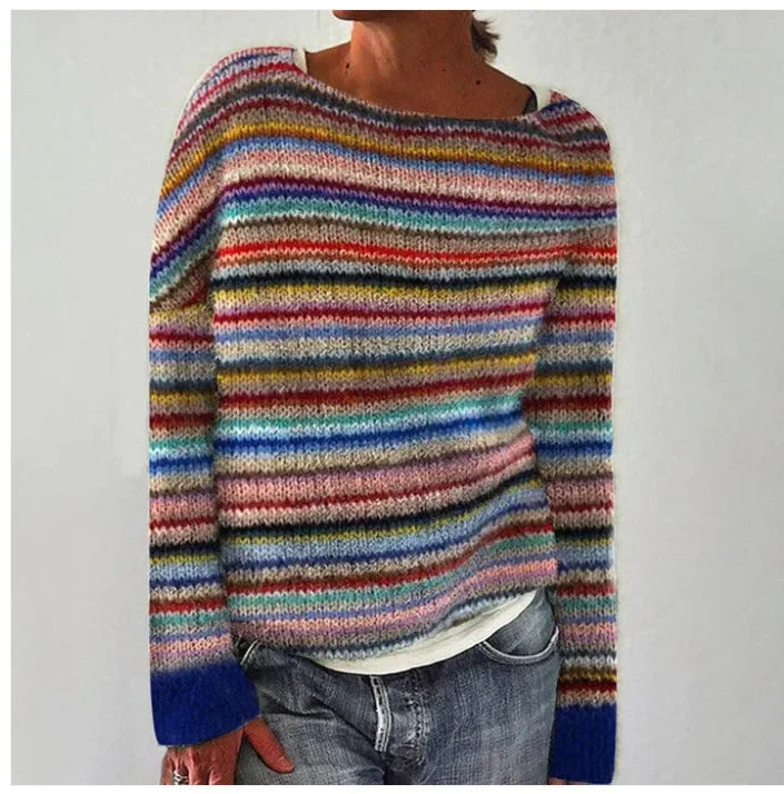 Via™ | Herbstlicher Strickpullover mit Muster