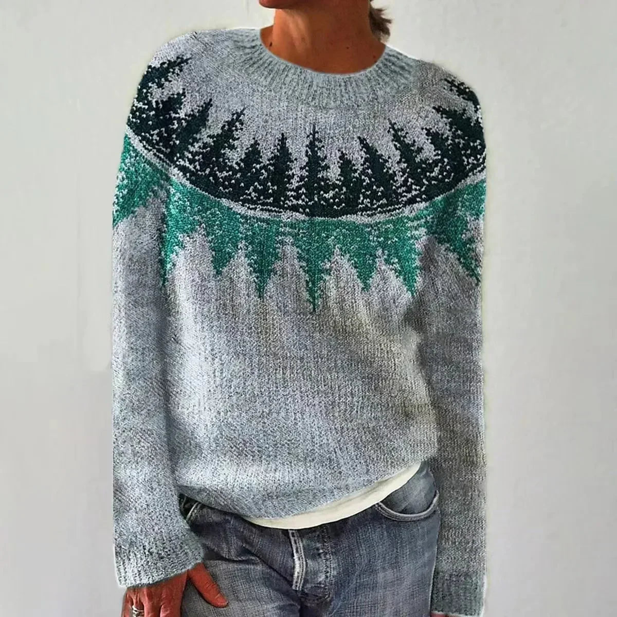 Via™ | Herbstlicher Strickpullover mit Muster