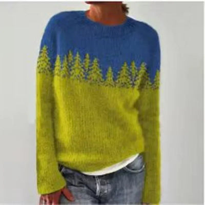 Via™ | Herbstlicher Strickpullover mit Muster