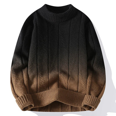 Noah™ | Kontrastreicher Strickpullover für Männer