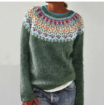 Via™ | Herbstlicher Strickpullover mit Muster