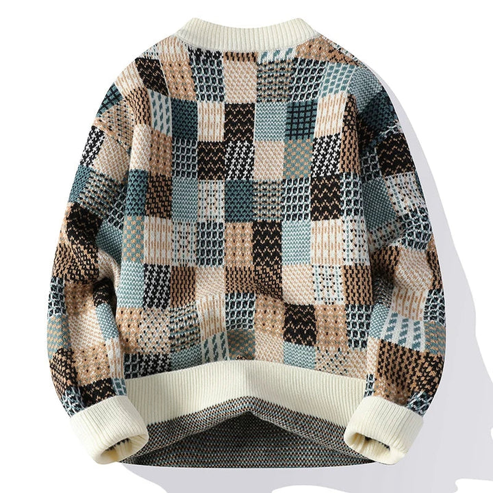 Lowie™ | Vintage Patchwork Kaschmir Pullover für Herren