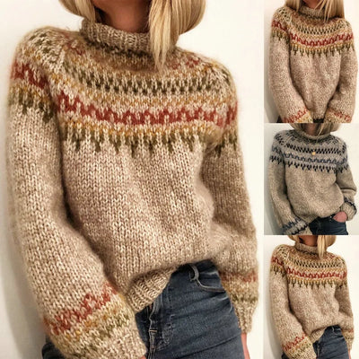 Polly™ | Gestrickter Pullover mit Rollkragen