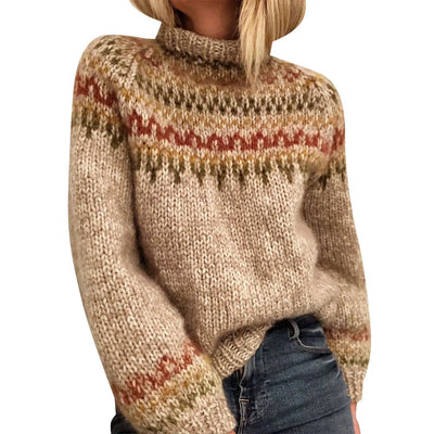 Polly™ | Gestrickter Pullover mit Rollkragen