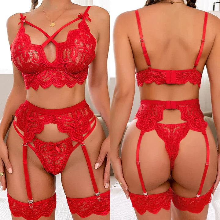 Yara™ | 3-teiliges französisches Lingerie-Set