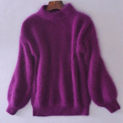 Brenda | Pullover im Vintage-Angorastil