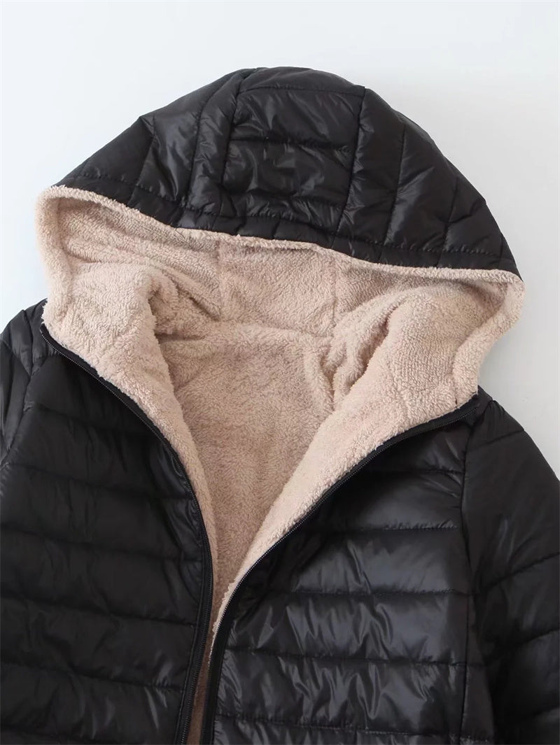 Blakely | Chique halflange parka winter puffer jas