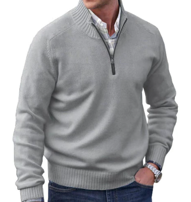 CRISPIN - EINFACHER GERIPPTER PULLOVER