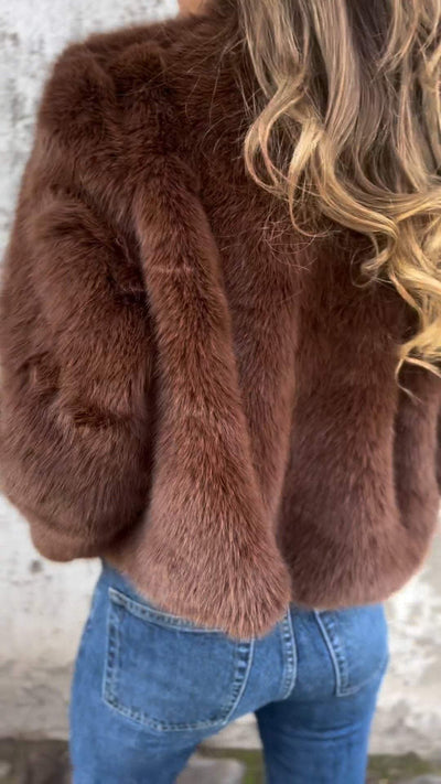 Zara- Faux Fur Jacket