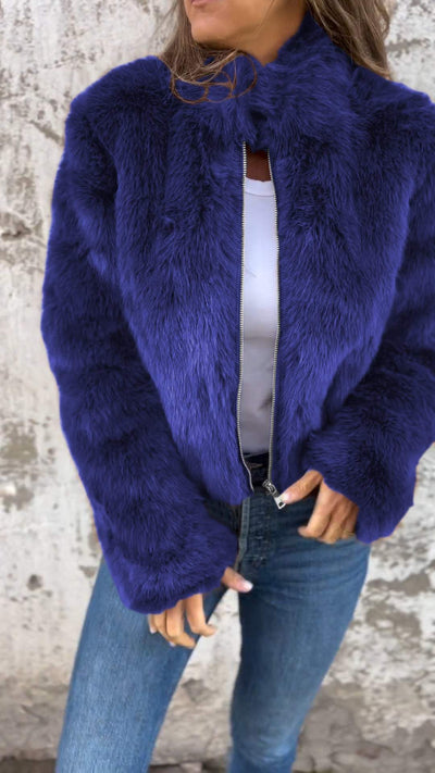 Zara- Faux Fur Jacket